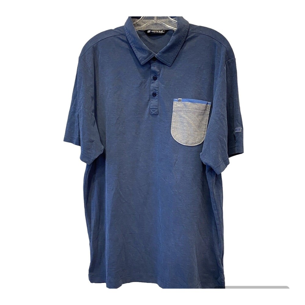 Travis Mathew Golf Polo Shirt Colab Utah Jazz Pima Cotton Men Size XL